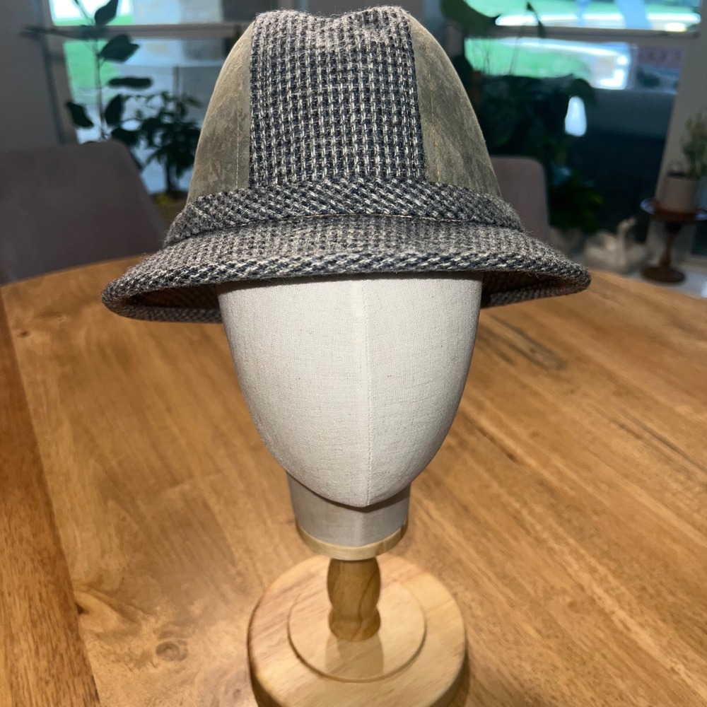 Vtg Fedora Harvard Rice Design Hat Size Large  Eclectic Grandpa 50s‎